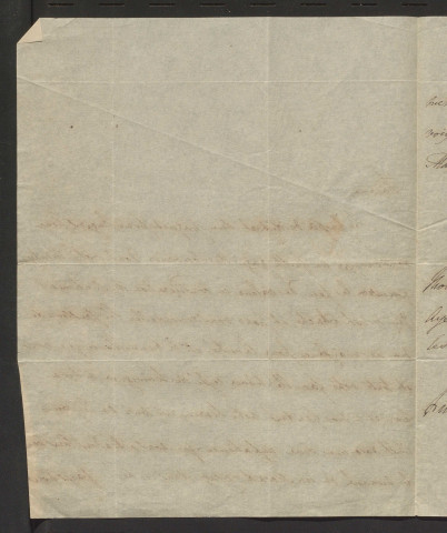 Lettres d'Emilie Maillocheau, épouse de Pierre-Jean David d'Angers, adressées à Honorine-Louise Vallée, épouse de Victor Pavie