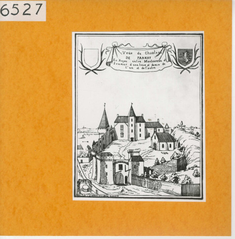 Parnay : Château (Atlas Célestin Port, planche 69, gravure)