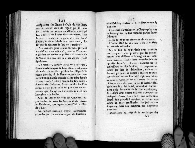 Réflexions sur les pouvoirs et instructions à donner par les provinces à leurs députés aux Etats-Généraux