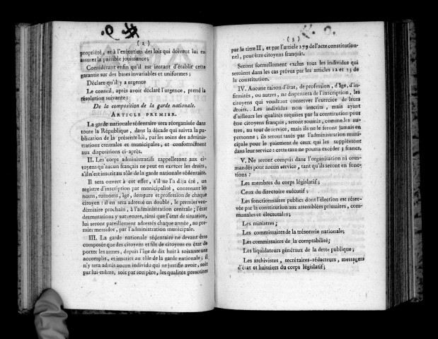 Extrait du Bulletin des Lois de la République française. N. 137