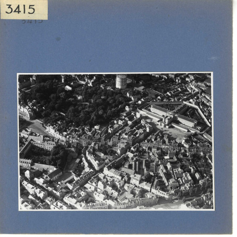 Angers : Quartier Saint-Michel, vue aérienne