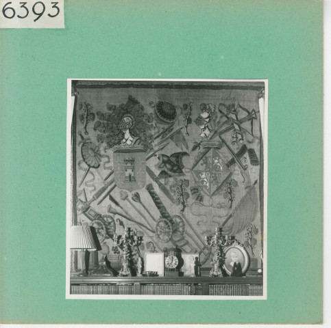 Les Verchers-sur-Layon : Château d'Echuilly, tapisserie de la grande salle