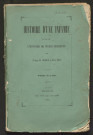 Histoire d'une infamie, suivie de l'histoire de divers incidents