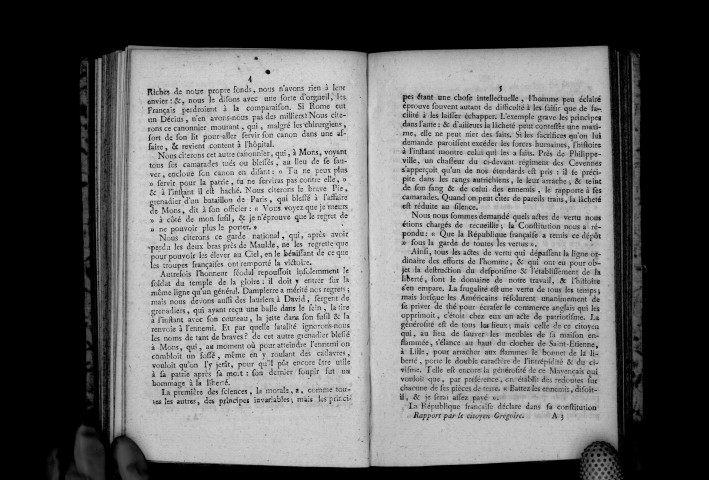Rapport sur les moyens de rassembler les matériaux nécessaires à former les Annales du civisme, et sur la forme de cet ouvrage, par le citoyen Grégoire. Séance du 28 septembre 1793