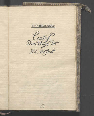 Contes d'un temps-fut et d'à-présent. Tome 2