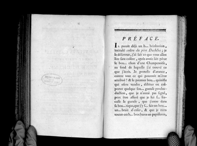 Les vitres cassées par le véritable père Duchêne, député aux Etats-Généraux