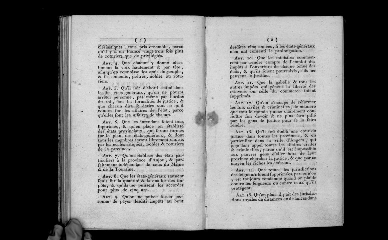 Plaintes et désirs des communes tant de ville que de campagne