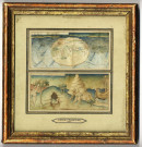 Livre des Merveilles du monde ou secrets de l'histoire naturelle, feuillets découpés de l'île de Mélos et de la terre de Média, enluminés par le maître de Marguerite d'Orléans