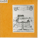 Brézé : Château (Atlas Célestin Port, planche 30, gravure)