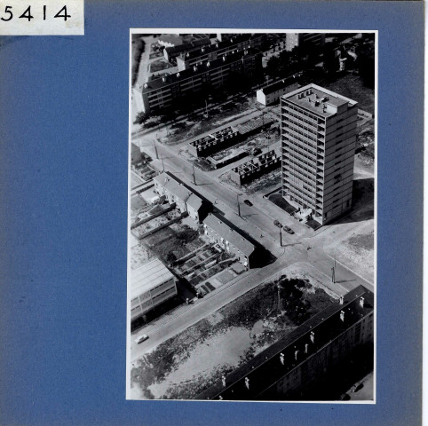 Angers : Belle-Beille, Tour Violet (vue aérienne)