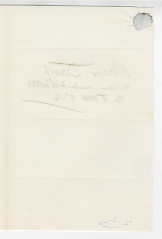 Correspondance de Adolphe Brongniard [à Pierre-Jean David d'Angers et Charles Gaudichaud]