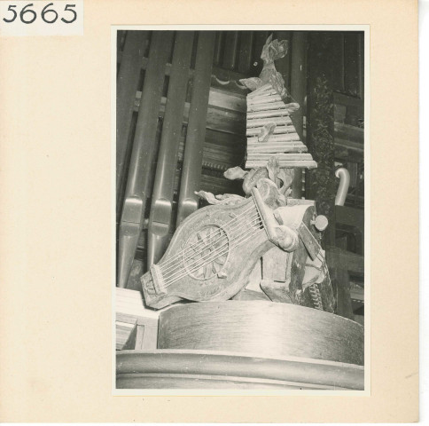 Angers : Orgue, détails (Cathédrale)