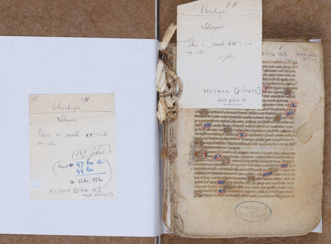 Fragments de bréviaire (XVe siècle)