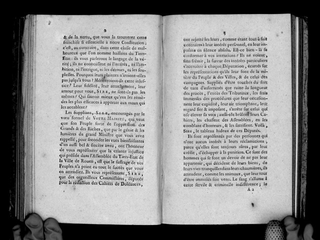 La mort du tiers-état, ou les plaintes que présentent au roi les bourgeois de la ville de Rouen