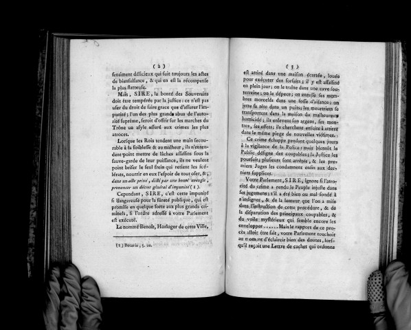 Lettre du Parlement de Bordeaux au roi du 23 janvier 1789