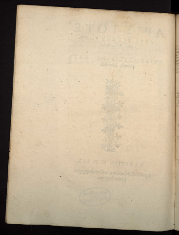 Aristotelous technês rhêtorikês, Biblia tria