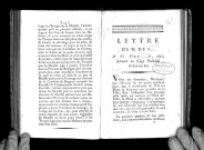 Lettre de M. de S...t (de Serrant) à M. Del...y aîné (Delaunay), avocat au présidial d'Angers