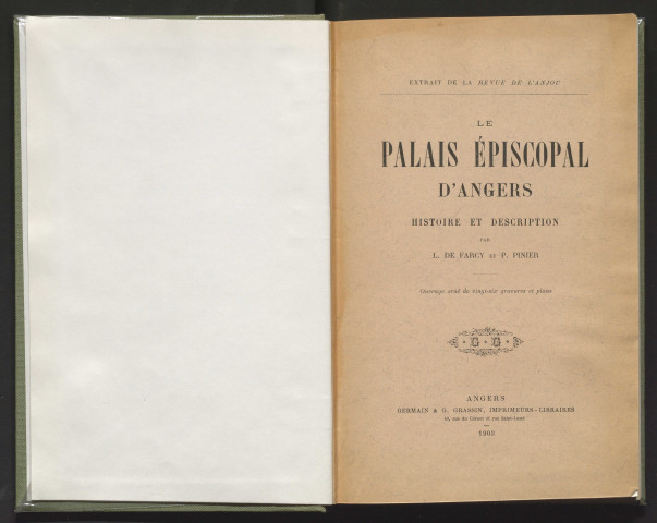 Le Palais épiscopal d'Angers