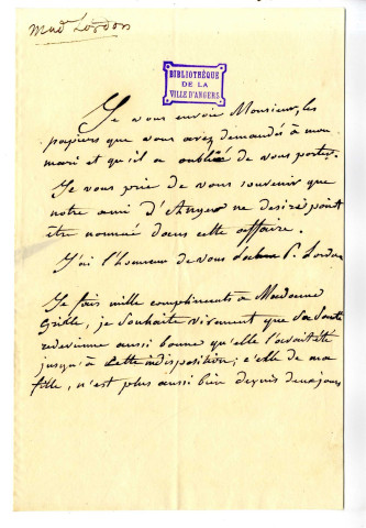 Lordon (Mme), femme de Pierre-Jérôme Lordon, peintre