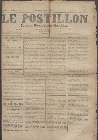 Le postillon. 2 fév. 1884 (2e année, n° 32)