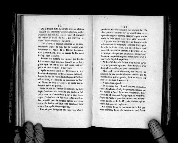 Observations sur l'abus des ordres du roi provisoires, dans Paris, en matière criminelle