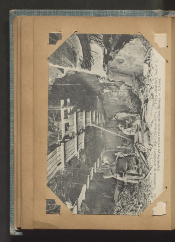 Commission des Ardoisières d'Angers - Trélazé-Monthibert, puits n°2, Exploitation par gradins renversés (méthode Blavier)