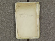 Fragment d'un rituel : office des morts, extrême-onction, etc.