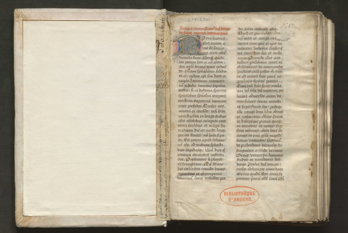 « Incipit sermo primus beati Bernardi super Cantica canticorum. Vobis, fratres, alia quam aliis de seculo... »