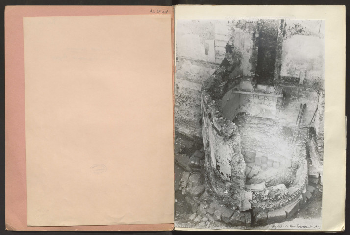 Fouilles des 50-52 rue Toussaint en 1974