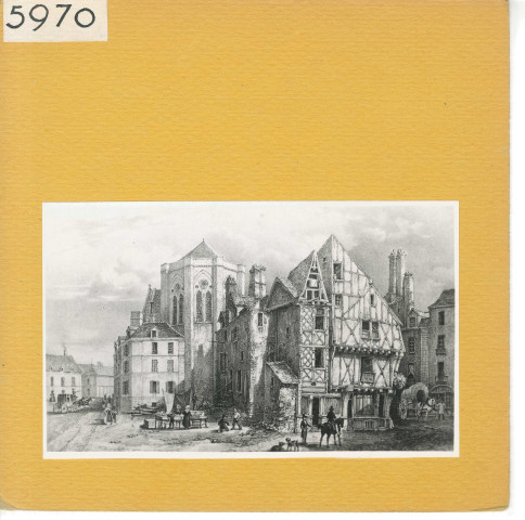 Angers : Ancienne place Sainte-Croix