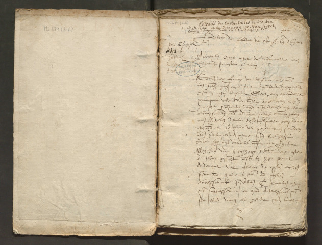 Recueil de chartes et de notes pour servir à l'histoire ecclésiastique d'Anjou, formé par Jean Hiret