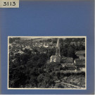 Gennes : Paroisse Saint-Eusèbe, vue aérienne