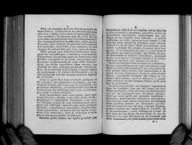 Avis aux citoyens français sur le choix des officiers municipaux