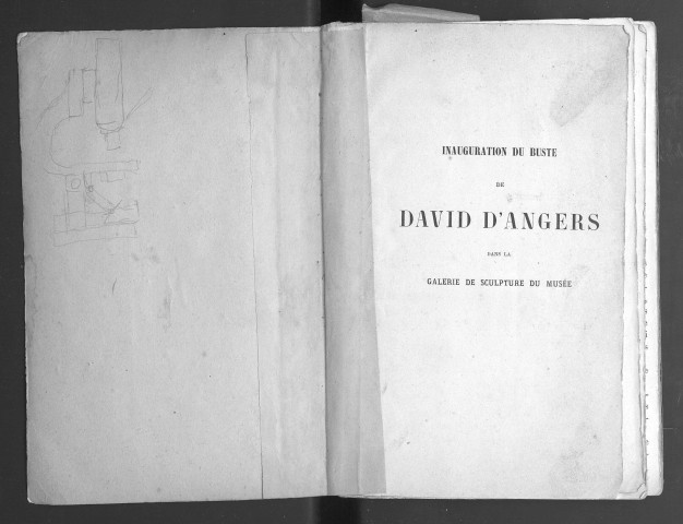 Inauguration du buste de David d'Angers dans la galerie de sculpture du Musée, le 12 mars 1863