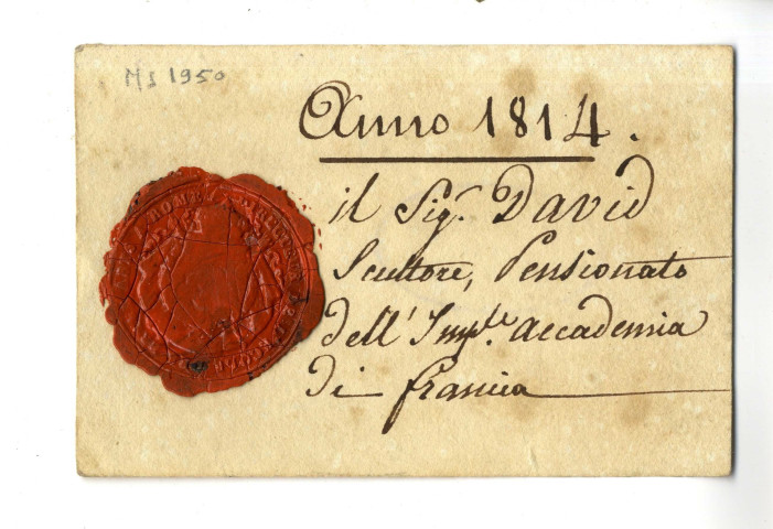 9 - Lettre à son maître Philippe-Laurent Roland