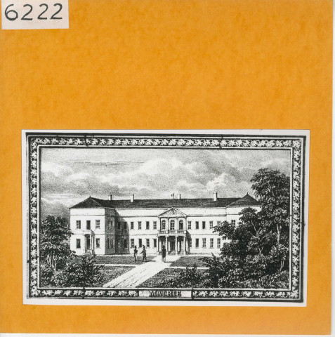 Angers : Plan, détail des gravures