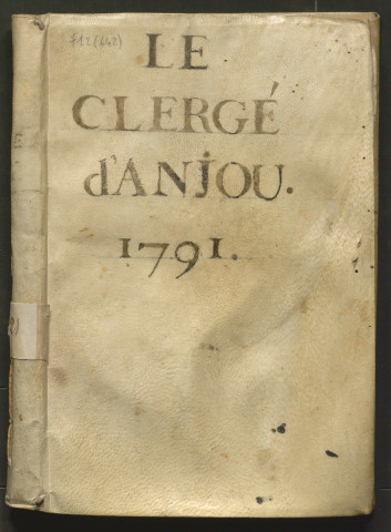 Liste alphabétique des membres du clergé d'Anjou en 1791, des communautés religieuses et des collégiales du diocèse