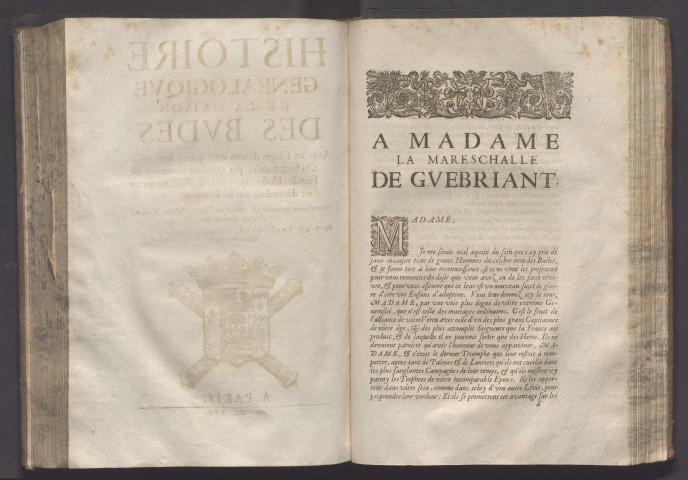 Histoire généalogique de la maison des Budes. Avec les éloges de tous ceux qui en sont yssus. Où sont traitées par occasion beaucoup de familles illustres qui y ont été alliées, ou qui en sont décenduës par les femmes. Curieusement recherchée & justifiée par titres, histoires & autres preuves authentiques. Par J. Le Laboureur, conseiller & aumônier du Roy, prieur de Juvigné.