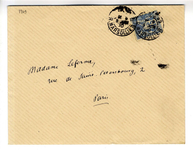 Correspondance de Léopold Delisle [avec Hélène Leferme, fille de Pierre-Jean David d'Angers]