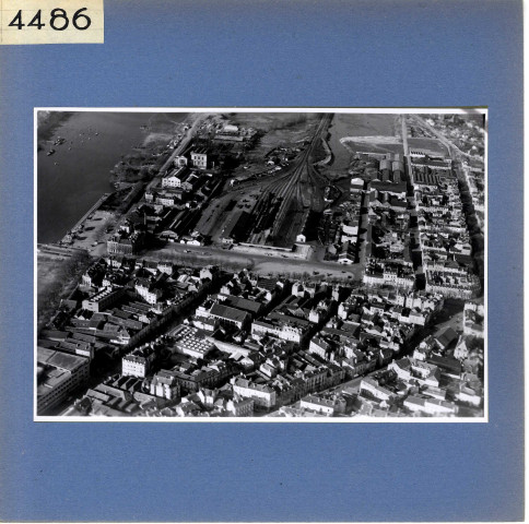 Angers : Gare Saint-Serge (vue aérienne)