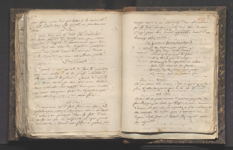 Une femme sur les bras