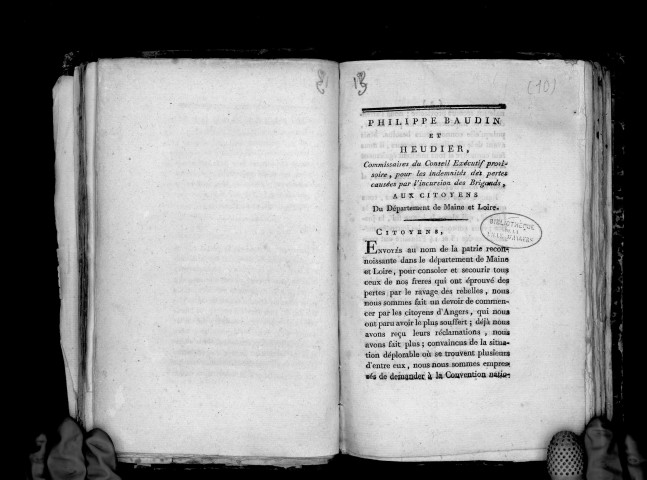 Le procureur-général syndic du département de Maine-et-Loire, aux administrateurs et procureurs-syndics des districts du département
