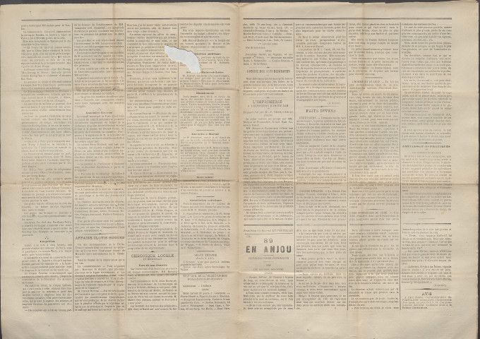 Le postillon. 3-4 janv. 1884 (2e année, n° 3)