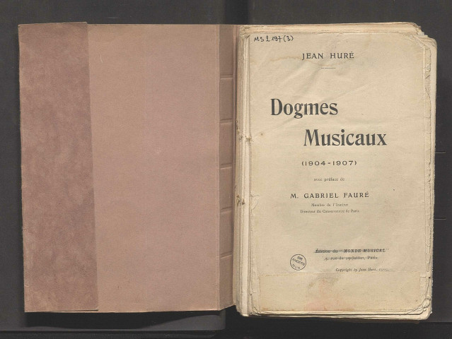 Dogmes musicaux (1904-1907)