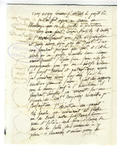 Correspondance de Cormenin avec Pierre-Jean David d'Angers