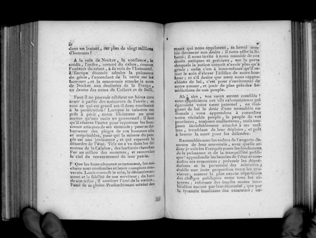 Discours prononcé par M. Milscent, lieutenant particulier du Présidial d'Angers, le 18 mars 1789, pour procéder à l'élection des députés aux Etats-Généraux du royaume