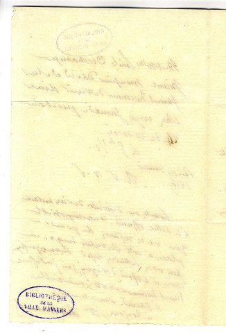 Correspondance d'Emile Deschamps avec Pierre-Jean David d'Angers