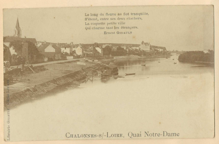 Chalonnes-sur-Loire. Quai Notre-Dame