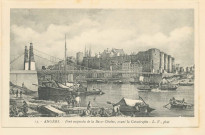 15. Angers. Pont suspendu de la Basse-Chaîne, avant la catastrophe