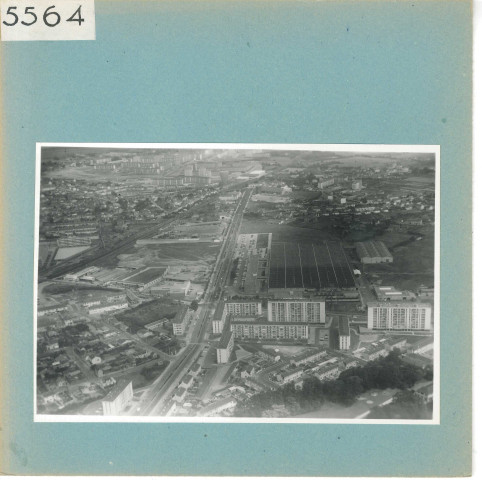 Angers : Cité et usine Thomson (vue aérienne)
